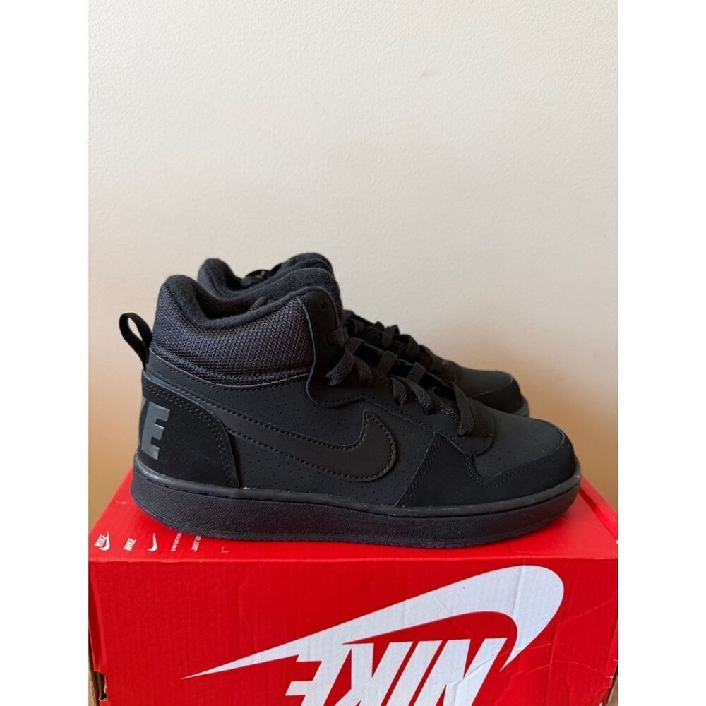 Nike Court Borough Mid GS Black 839977-001 Size 6Y